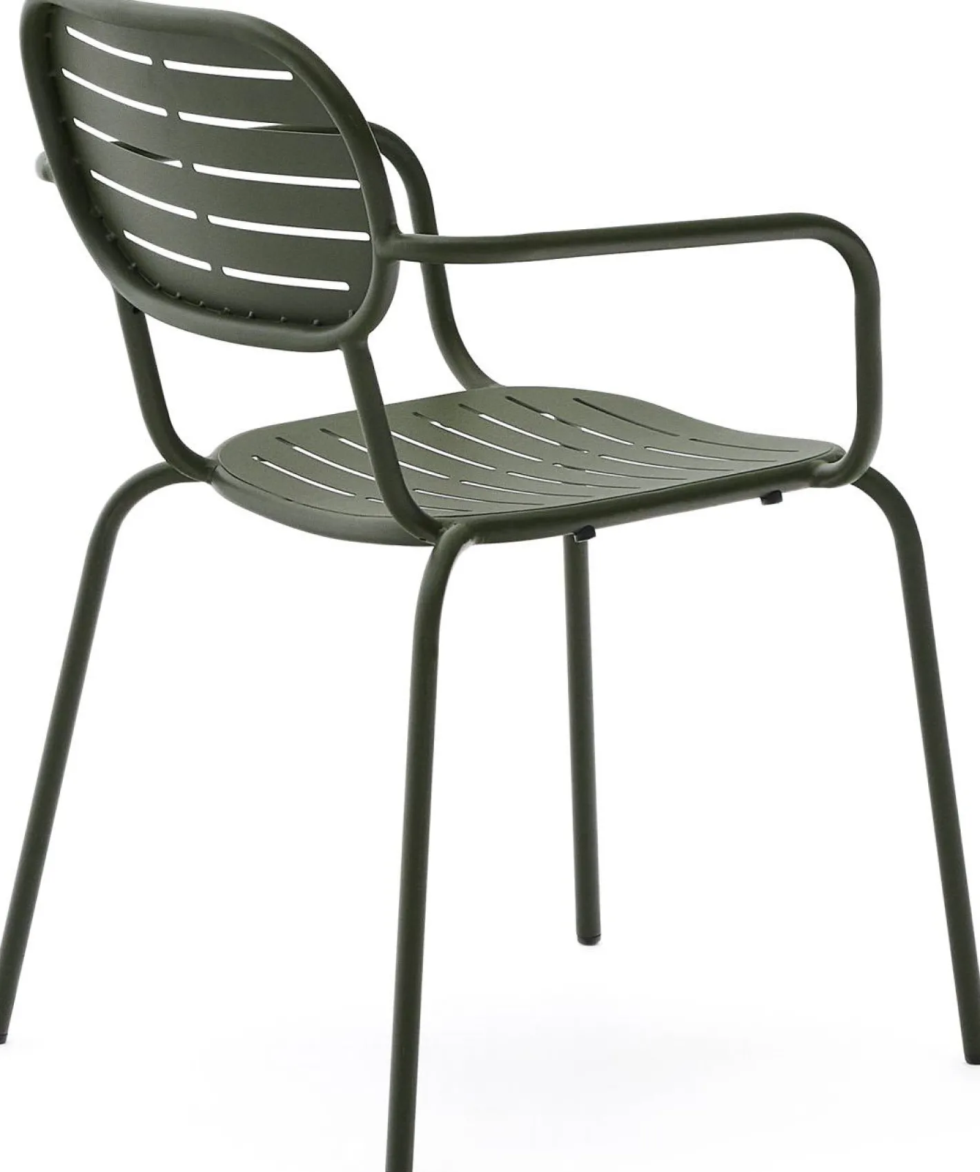 Sale Kave Home Brai Tuin Armstoel Donkergroen