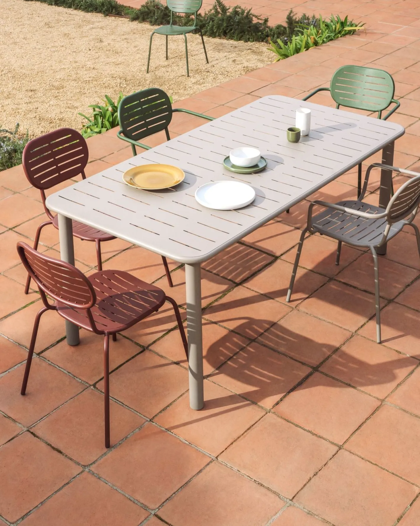 Kave Home Brai Tuinstoel Taupe