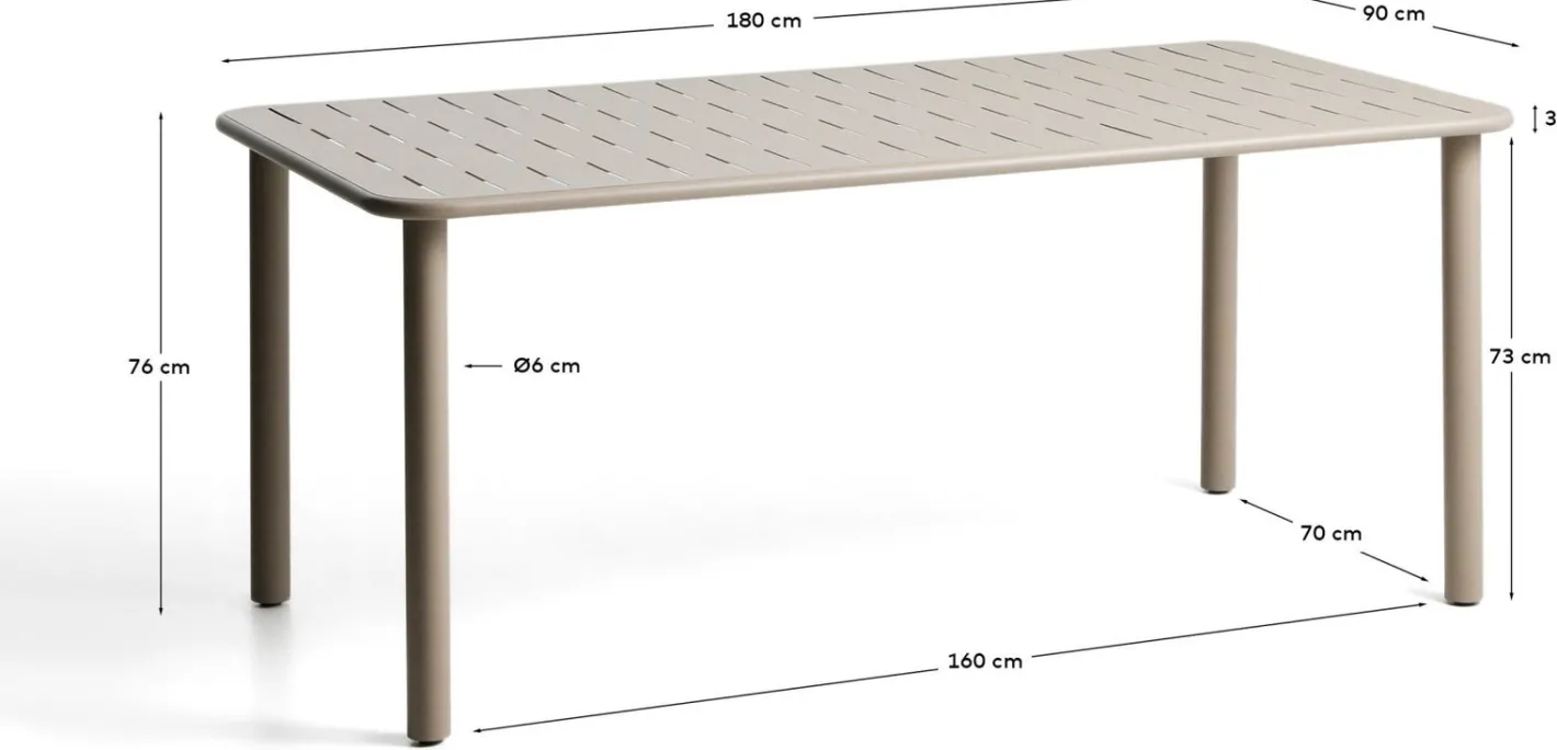 Hot Kave Home Brai Tuintafel Taupe