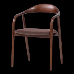New WOOOD Bran Eetkamerstoel Bruin