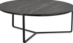 Online Montèl Breece Salontafel Noir desir bocciardato, zwart