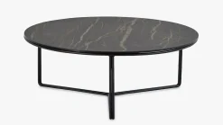 Online Montèl Breece Salontafel Noir desir bocciardato, zwart