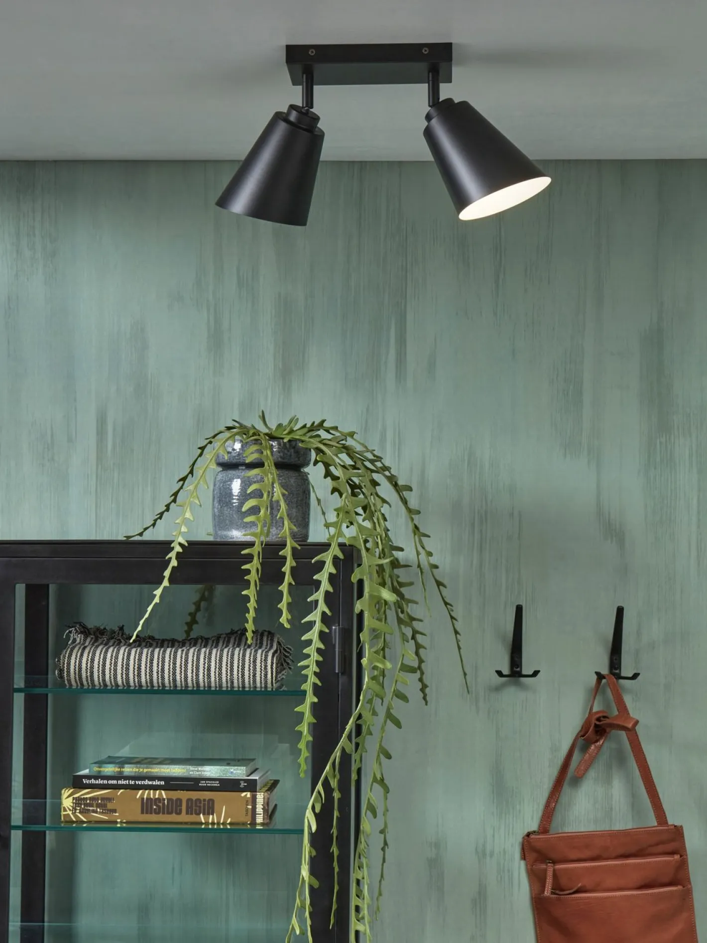 New It's about RoMi Bremen 2 spots Plafondlamp Black