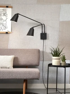 Sale It's about RoMi Bremen 2 spots Wandlamp Black