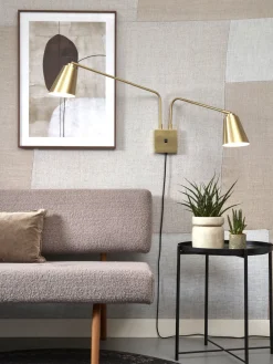 Online It's about RoMi Bremen 2 spots Wandlamp Gold
