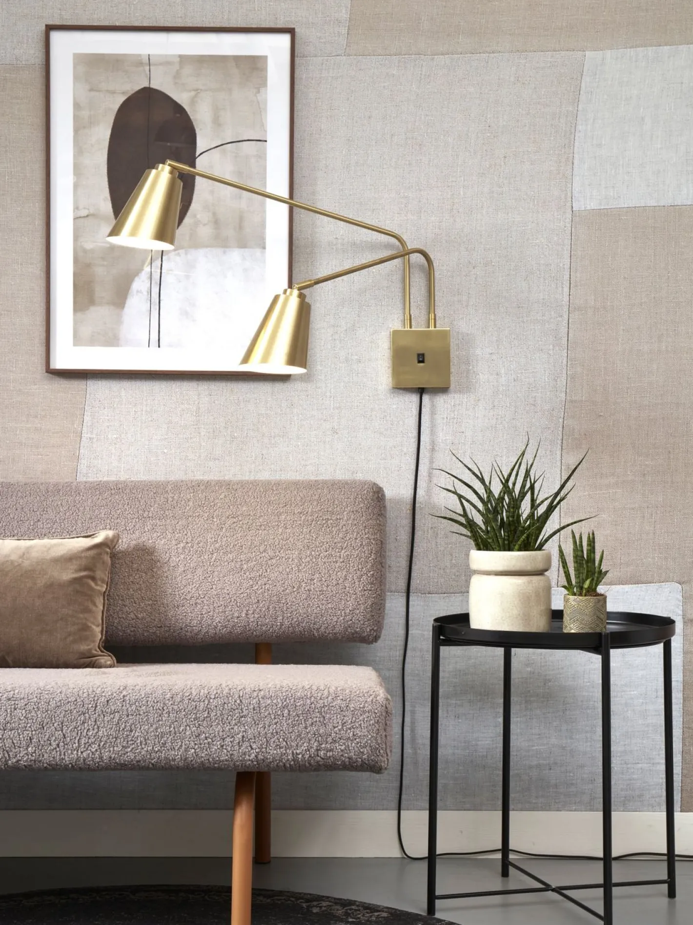 Online It's about RoMi Bremen 2 spots Wandlamp Gold