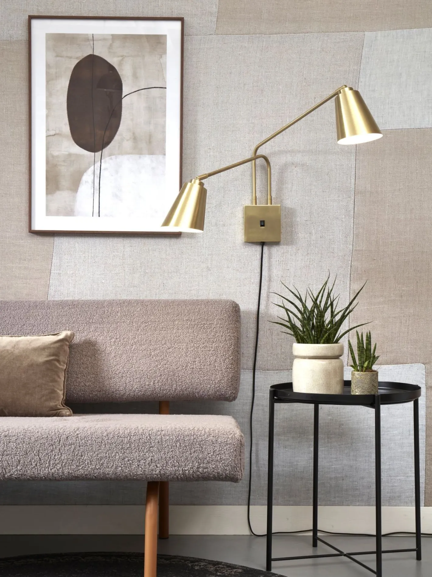 Online It's about RoMi Bremen 2 spots Wandlamp Gold