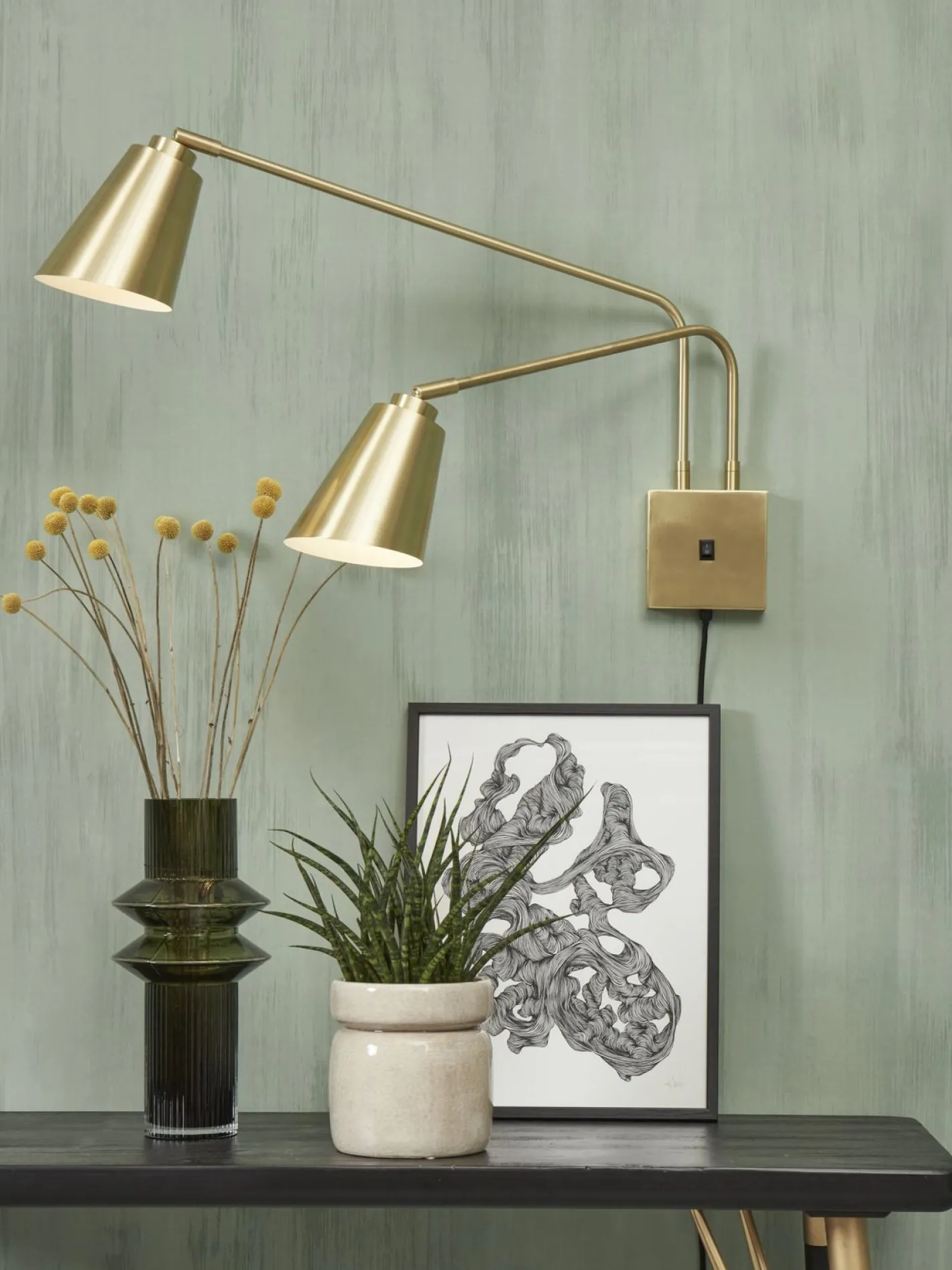 Online It's about RoMi Bremen 2 spots Wandlamp Gold