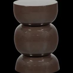 WOOOD Breno Bijzettafel Donkerbruin