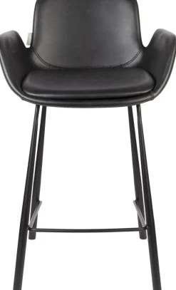 Discount Zuiver Brit LL (set van 2) Barkruk Black