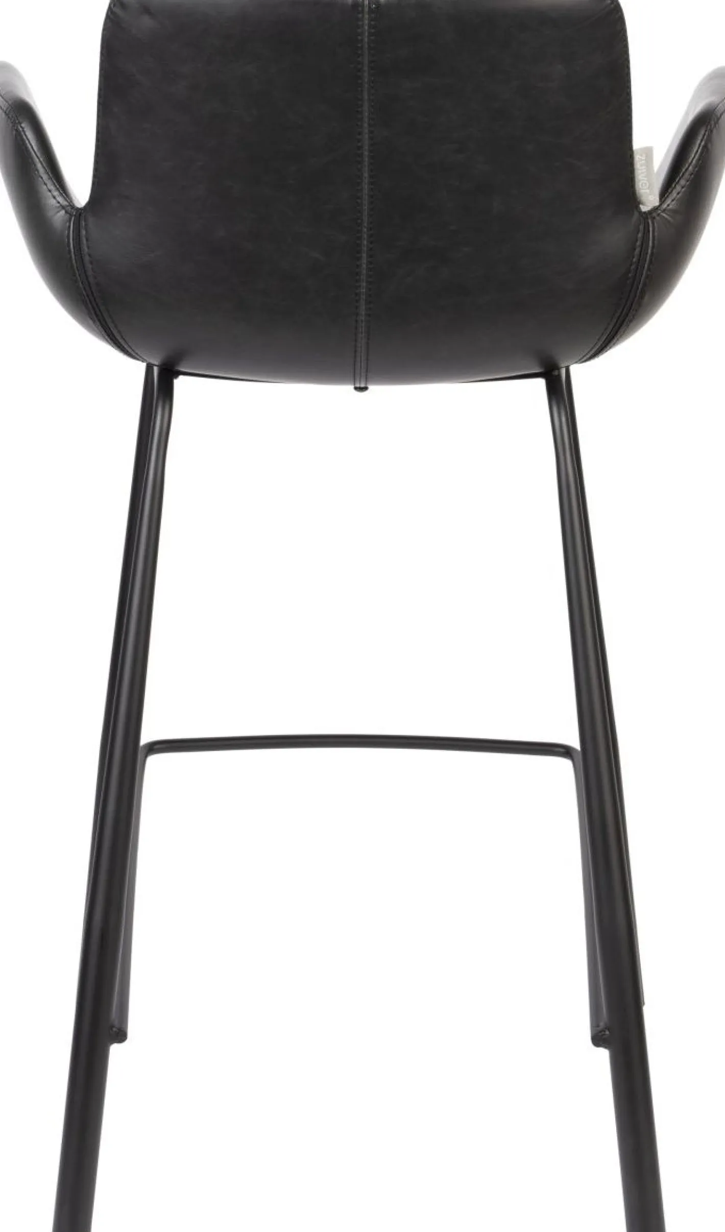 Discount Zuiver Brit LL (set van 2) Barkruk Black