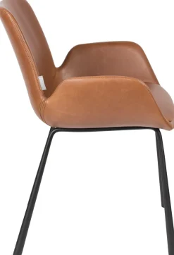 Discount Zuiver Brit (set van 2) Eetkamerstoel Brown