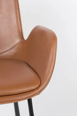 Discount Zuiver Brit (set van 2) Eetkamerstoel Brown