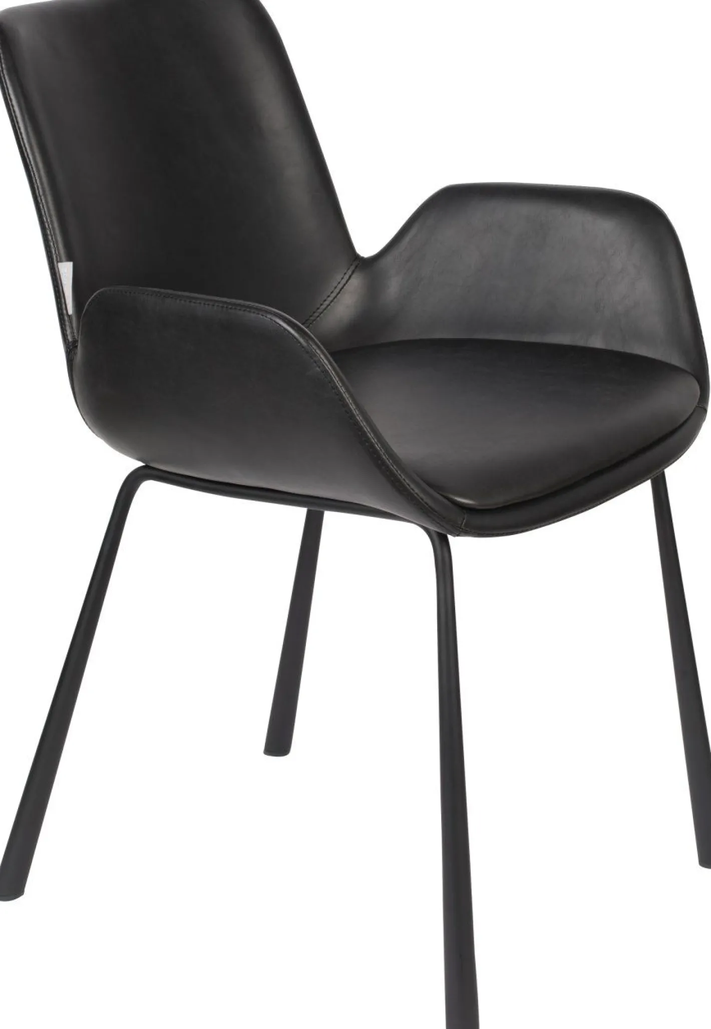 Clearance Zuiver Brit (set van 2) Eetkamerstoel Black