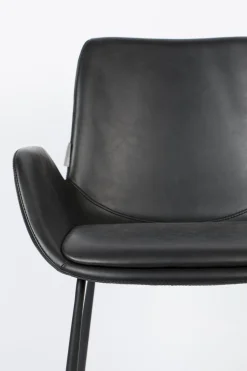 Clearance Zuiver Brit (set van 2) Eetkamerstoel Black