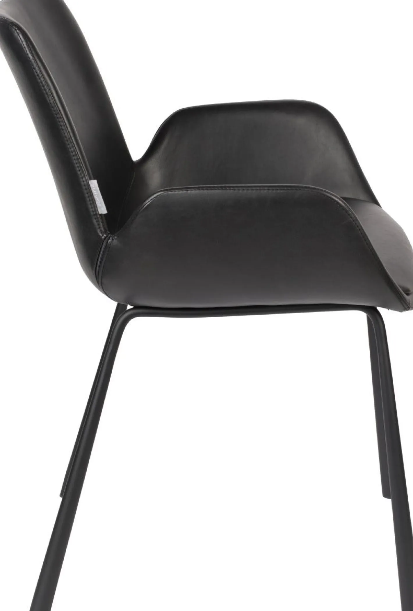 Clearance Zuiver Brit (set van 2) Eetkamerstoel Black