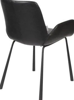 Clearance Zuiver Brit (set van 2) Eetkamerstoel Black