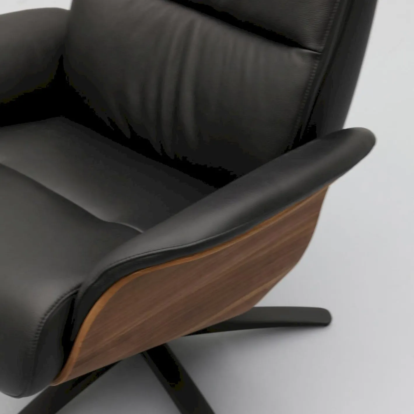 Clearance Trendhopper Brixen Relaxfauteuil Semi Black