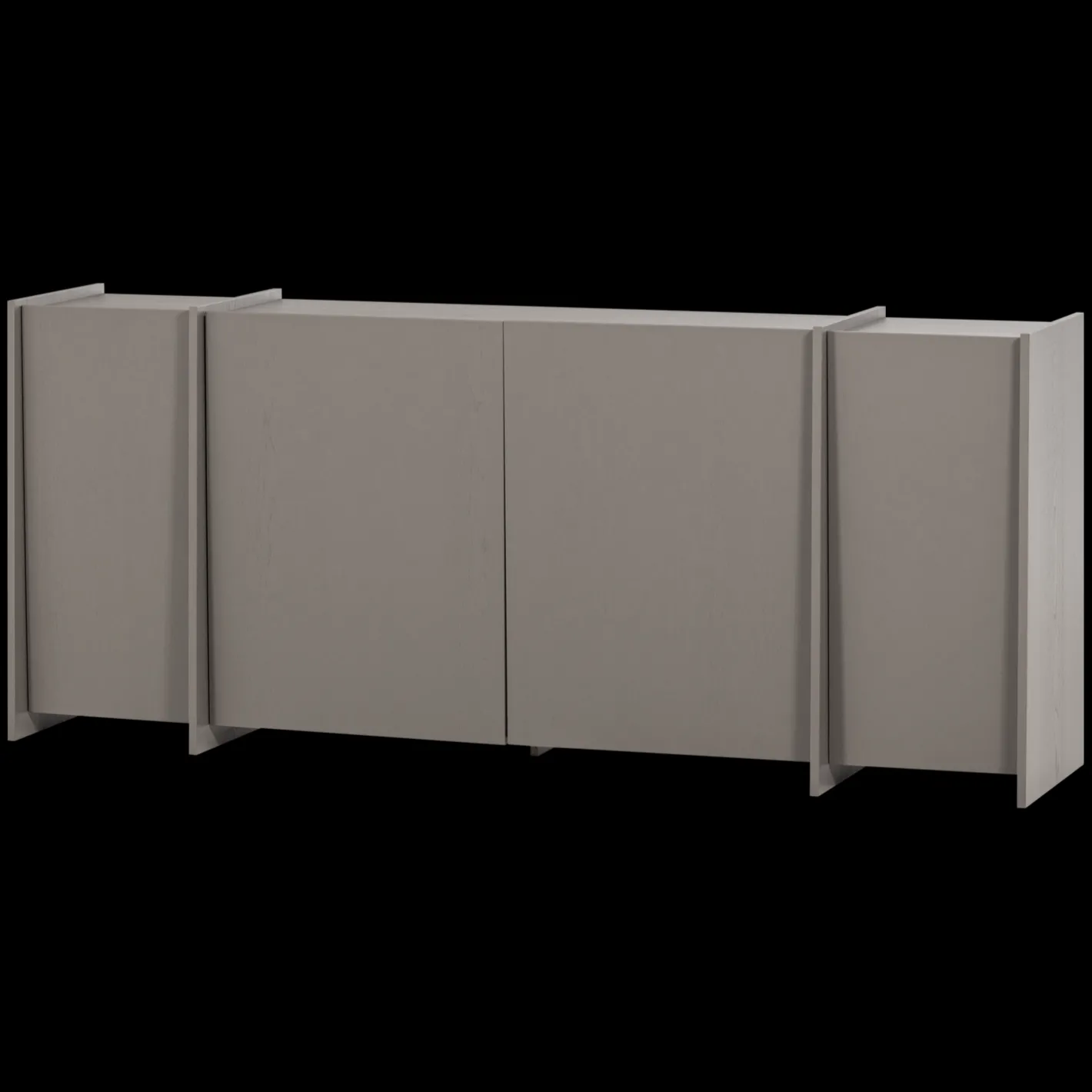 Best WOOOD Brock Dressoir Grijs