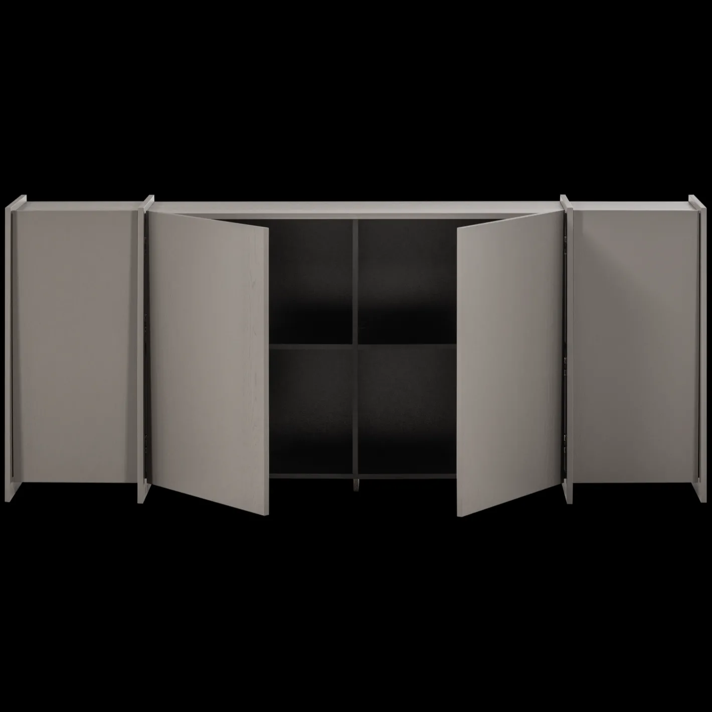 Best WOOOD Brock Dressoir Grijs