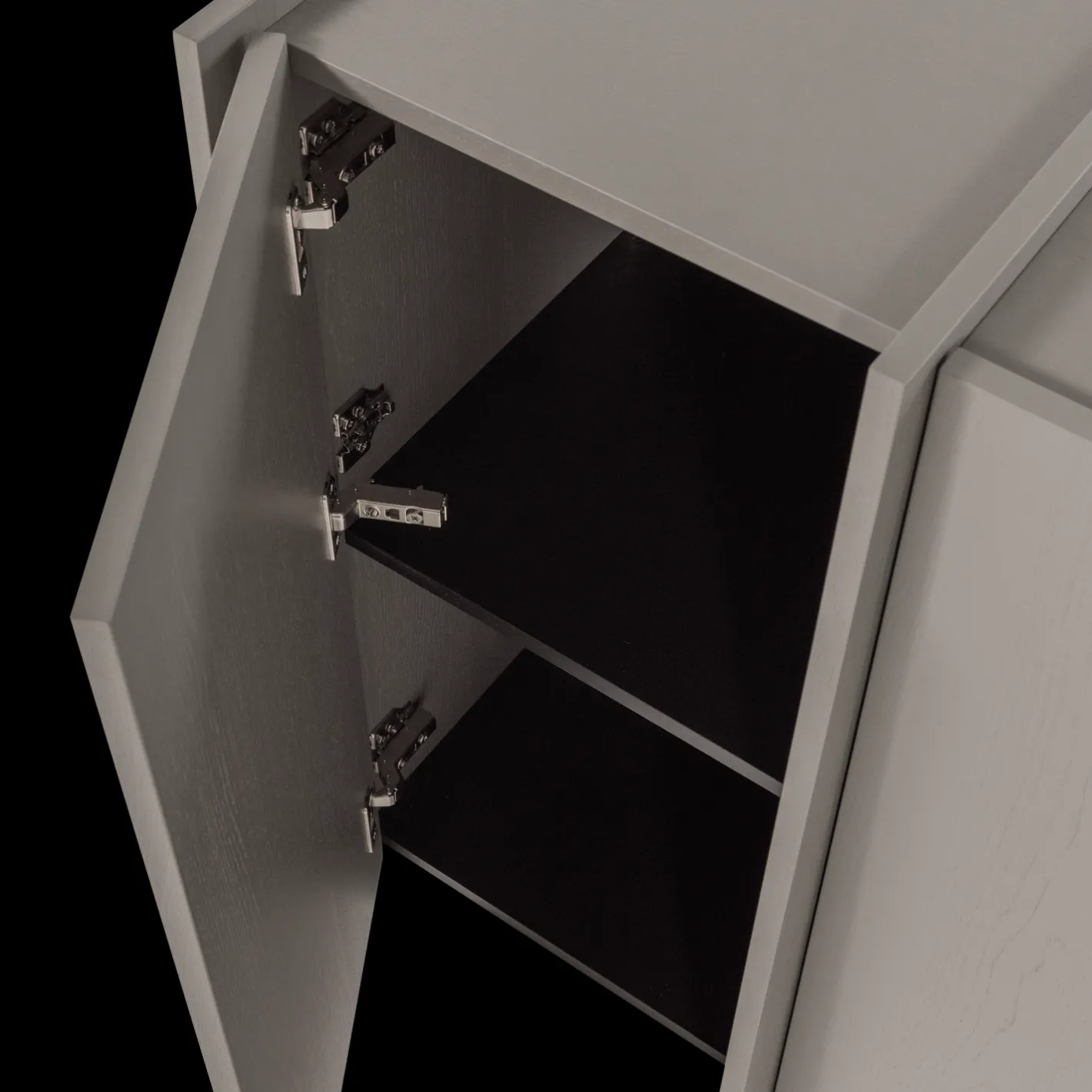 Best WOOOD Brock Dressoir Grijs