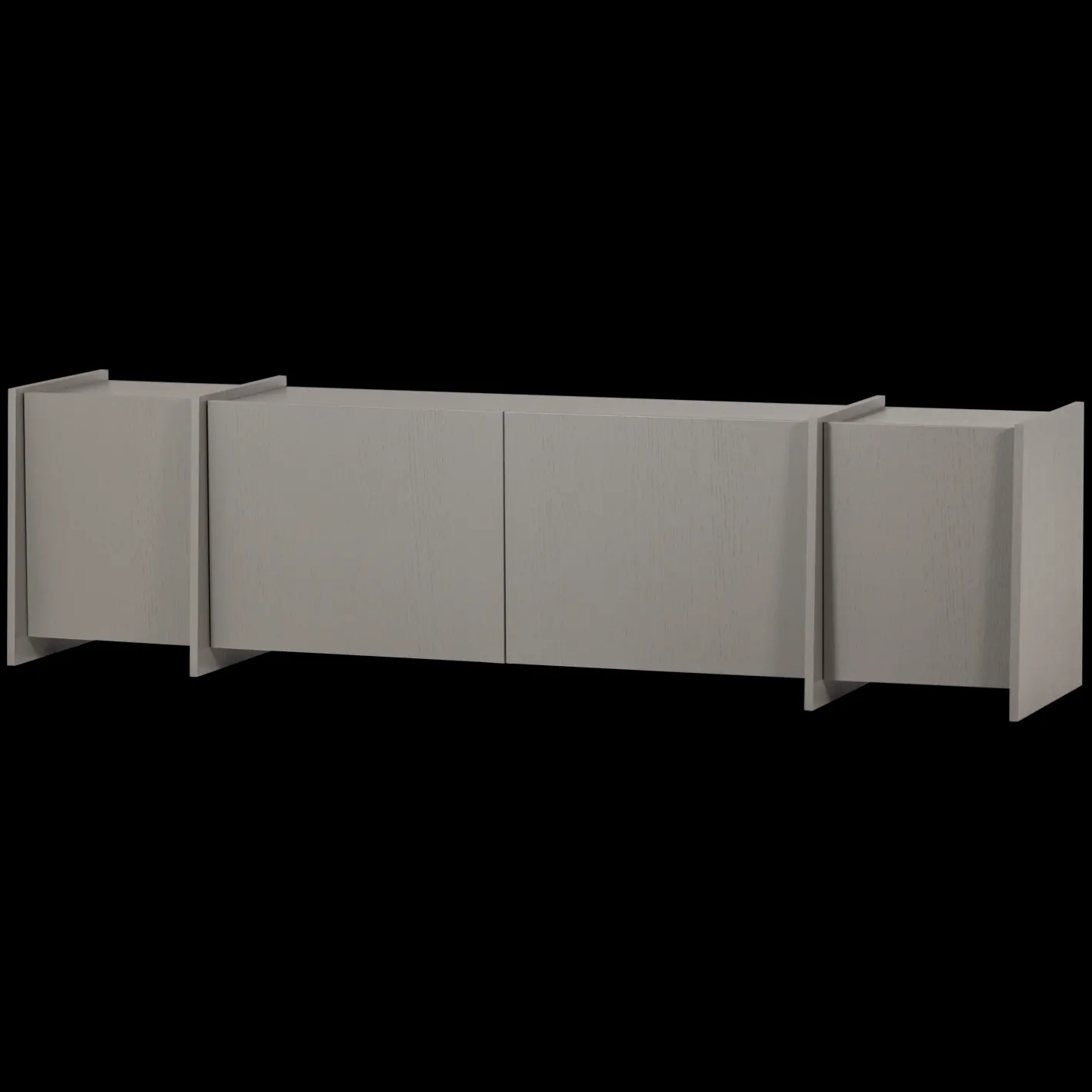Outlet WOOOD Brock Tv-meubel Grijs