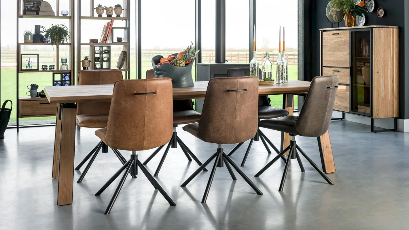 Discount Henders en Hazel Brody Eetkamerstoel Bruin
