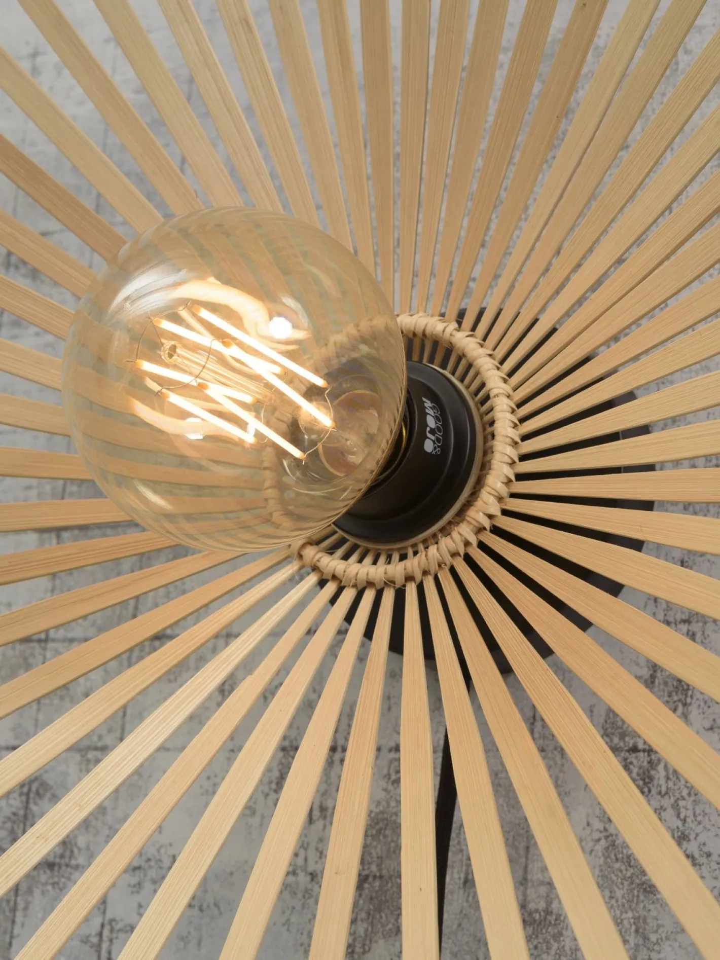 Outlet Good&Mojo Bromo Asymmetrical Wandlamp Natural