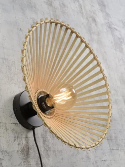 Outlet Good&Mojo Bromo Asymmetrical Wandlamp Natural