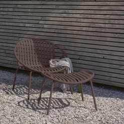 Online WOOOD Bruce Tuin Loungestoel Bruin