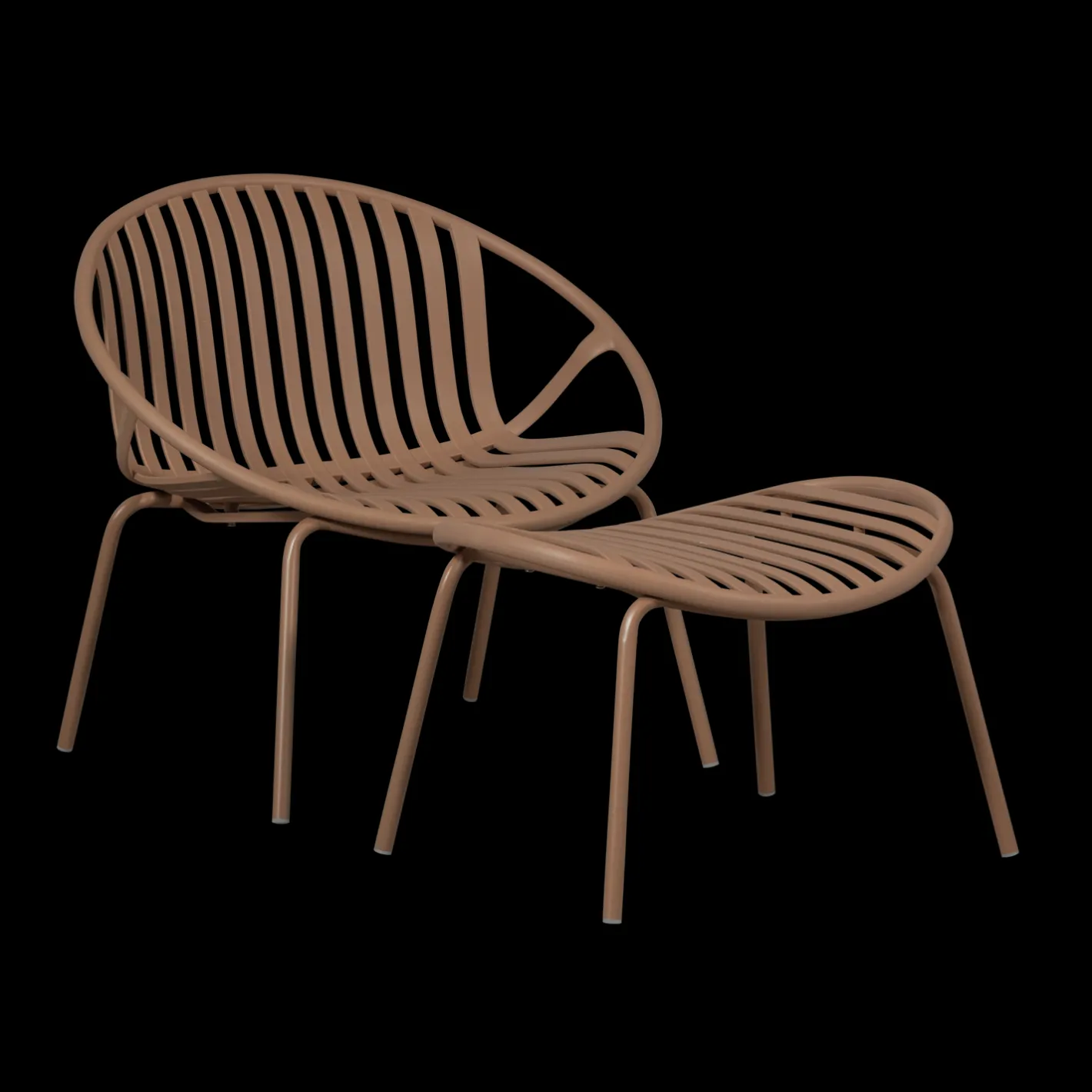 Discount WOOOD Bruce Tuin Loungestoel Salmon Pink