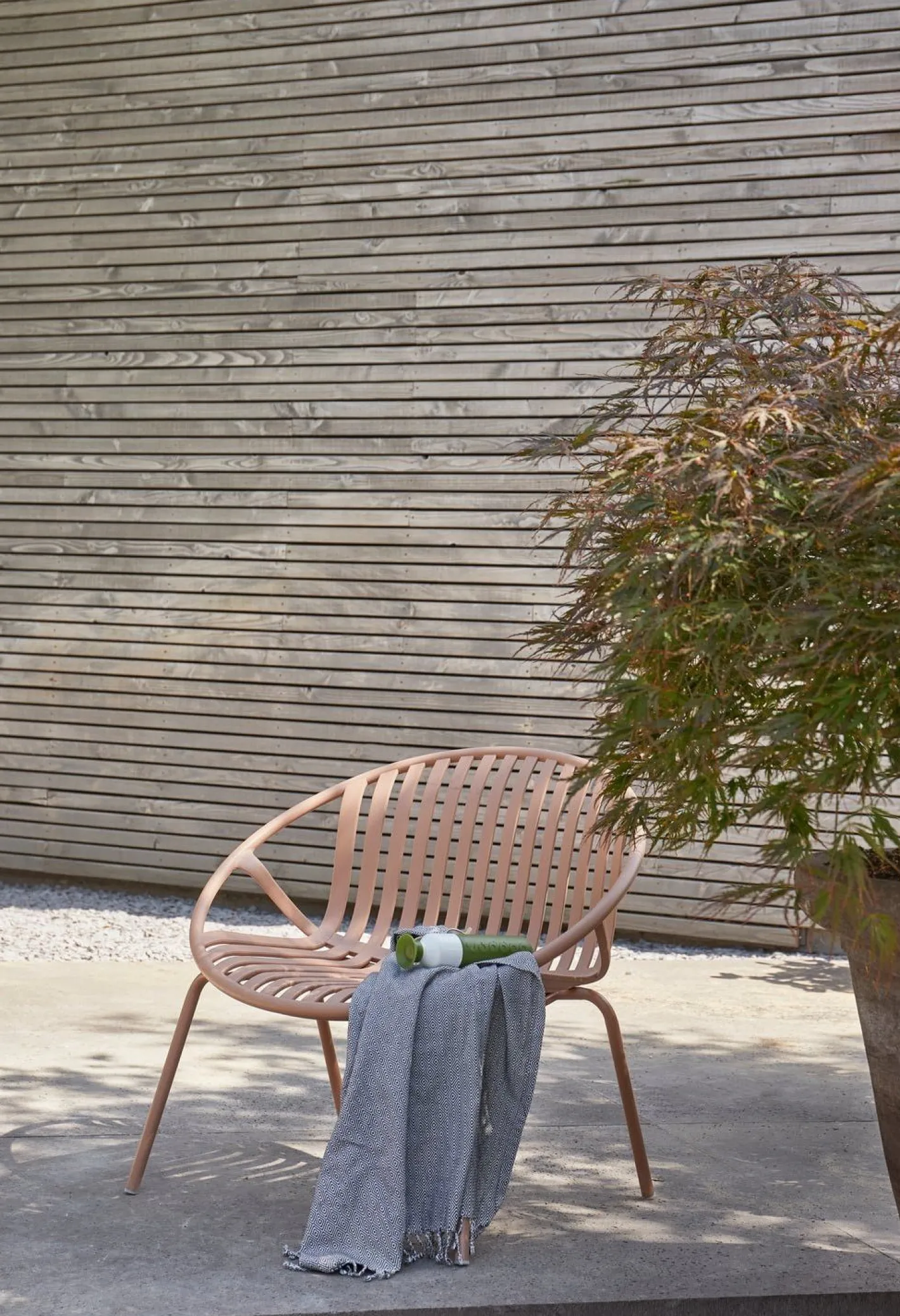 Discount WOOOD Bruce Tuin Loungestoel Salmon Pink