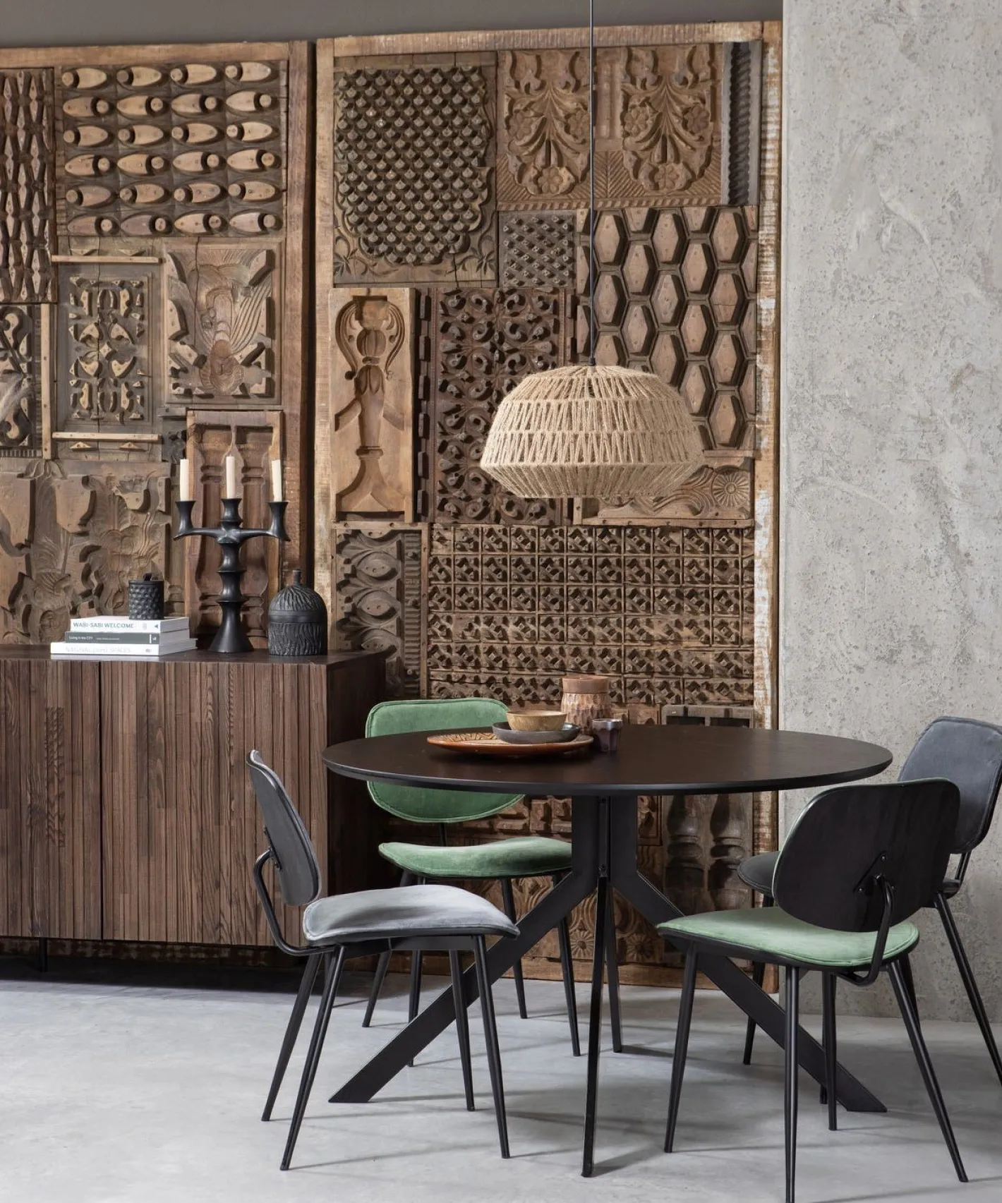 Outlet Trendhopper Bruno Eettafel Zwart