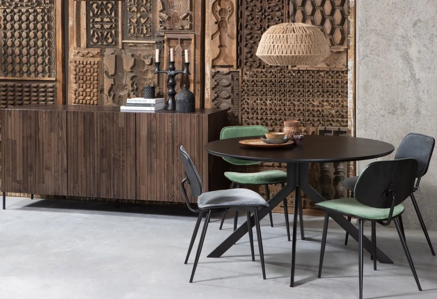 Outlet Trendhopper Bruno Eettafel Zwart