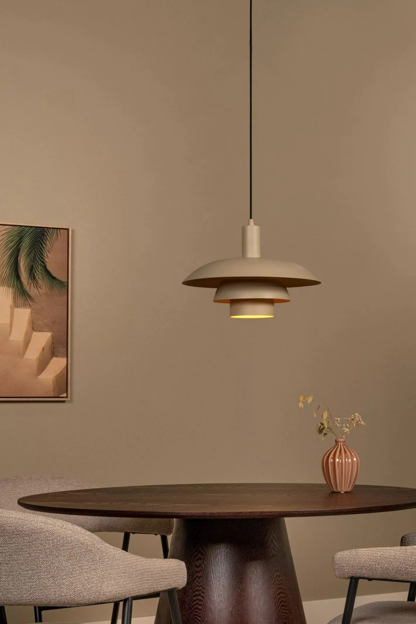 Online Lucide Bruno Hanglamp Taupe