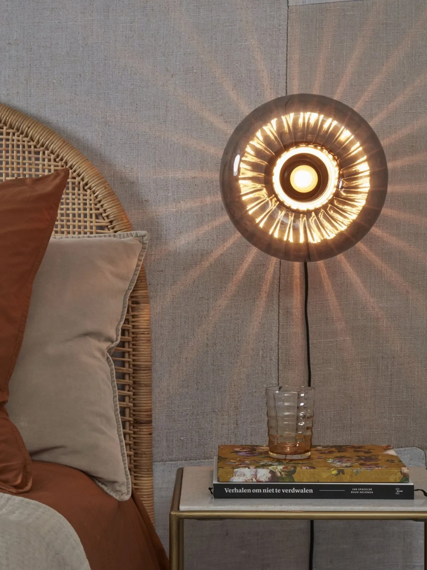 Hot It's about RoMi Brussels Wandlamp Transparent, Gold