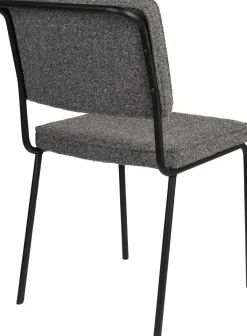 Hot Zuiver Buddy (set van 2) Eetkamerstoel Zwart, Antraciet