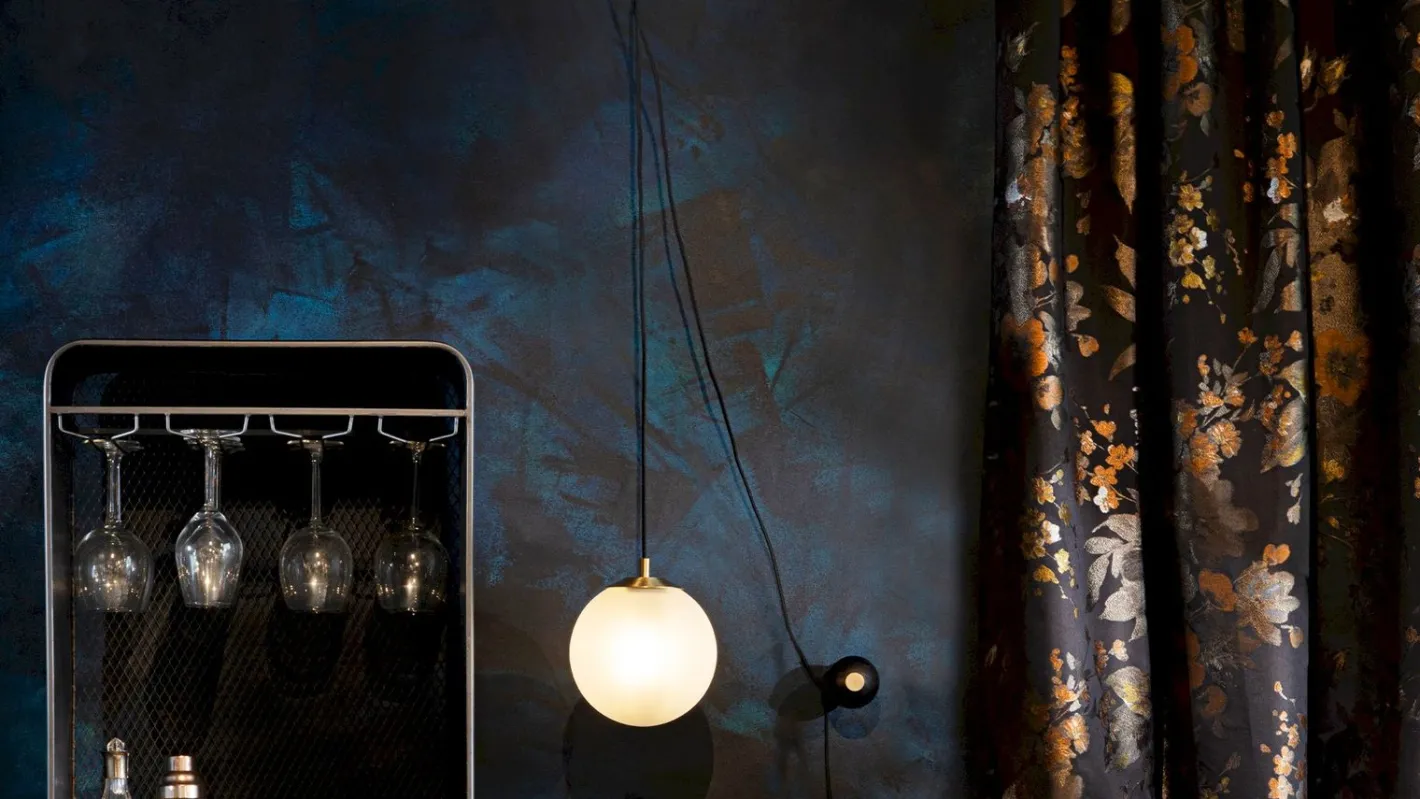 New Dutchbone Bulan Wandlamp Black, Brass