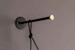 New Dutchbone Bulan Wandlamp Black, Brass