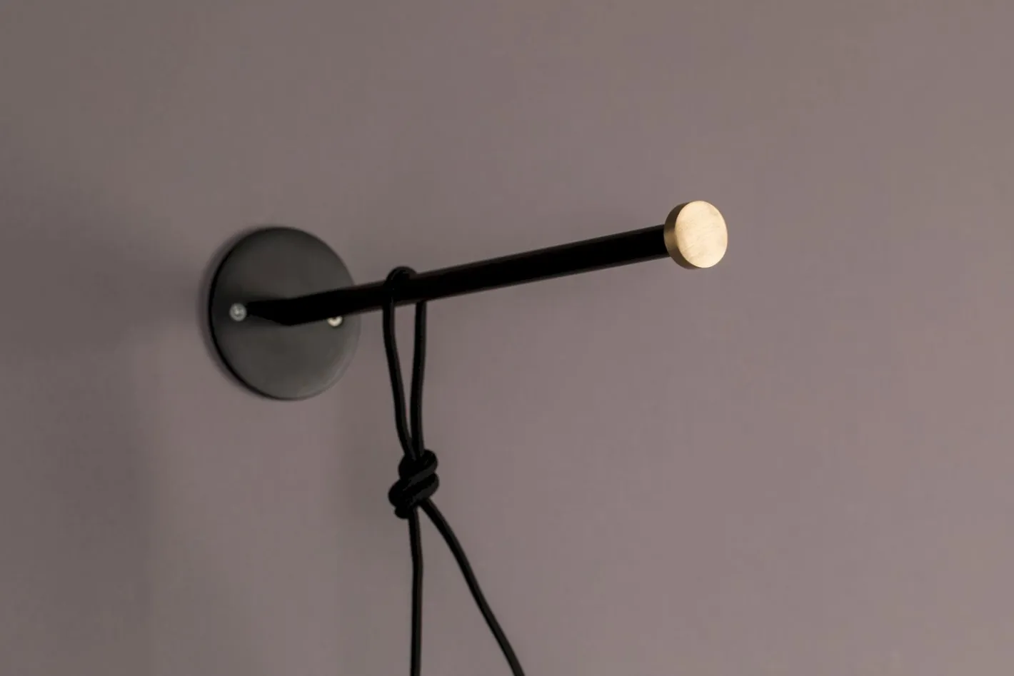 New Dutchbone Bulan Wandlamp Black, Brass
