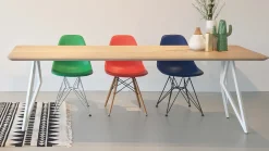 Discount Studio HENK Butterfly White Eettafel Naturel