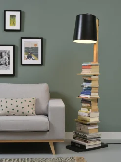 Online It's about RoMi Cambridge Vloerlamp zwart