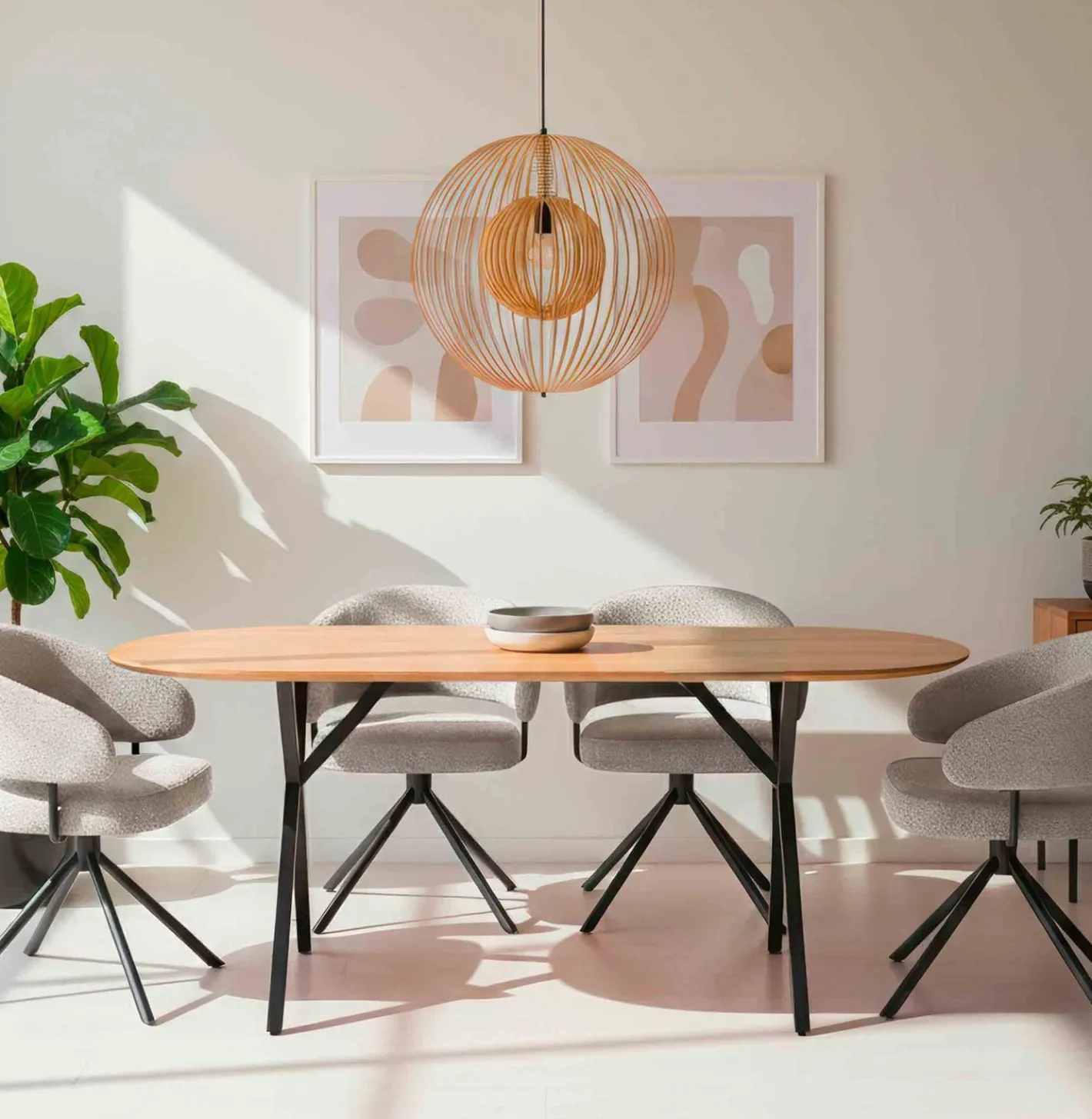 Hot Eijerkamp Collectie Camille Eetkamerstoel Beige