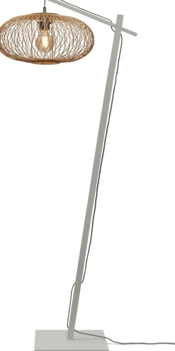 Discount Good&Mojo Cango S Vloerlamp White, Natural, Grey