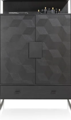 XOOON Capella Opbergkast Onyx