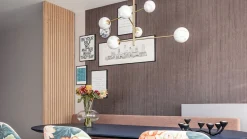 Best It's about RoMi Carrara 3-arm Hanglamp White marble, Gold