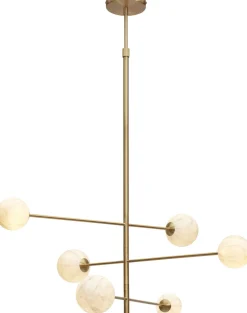 Best It's about RoMi Carrara 3-arm Hanglamp White marble, Gold