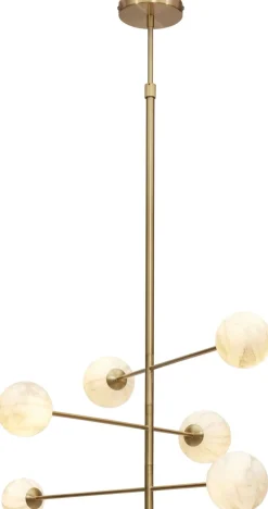 Best It's about RoMi Carrara 3-arm Hanglamp White marble, Gold