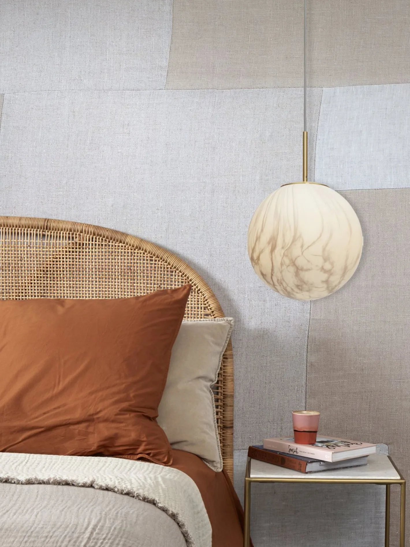 Sale It's about RoMi Carrara Hanglamp White marble, Gold