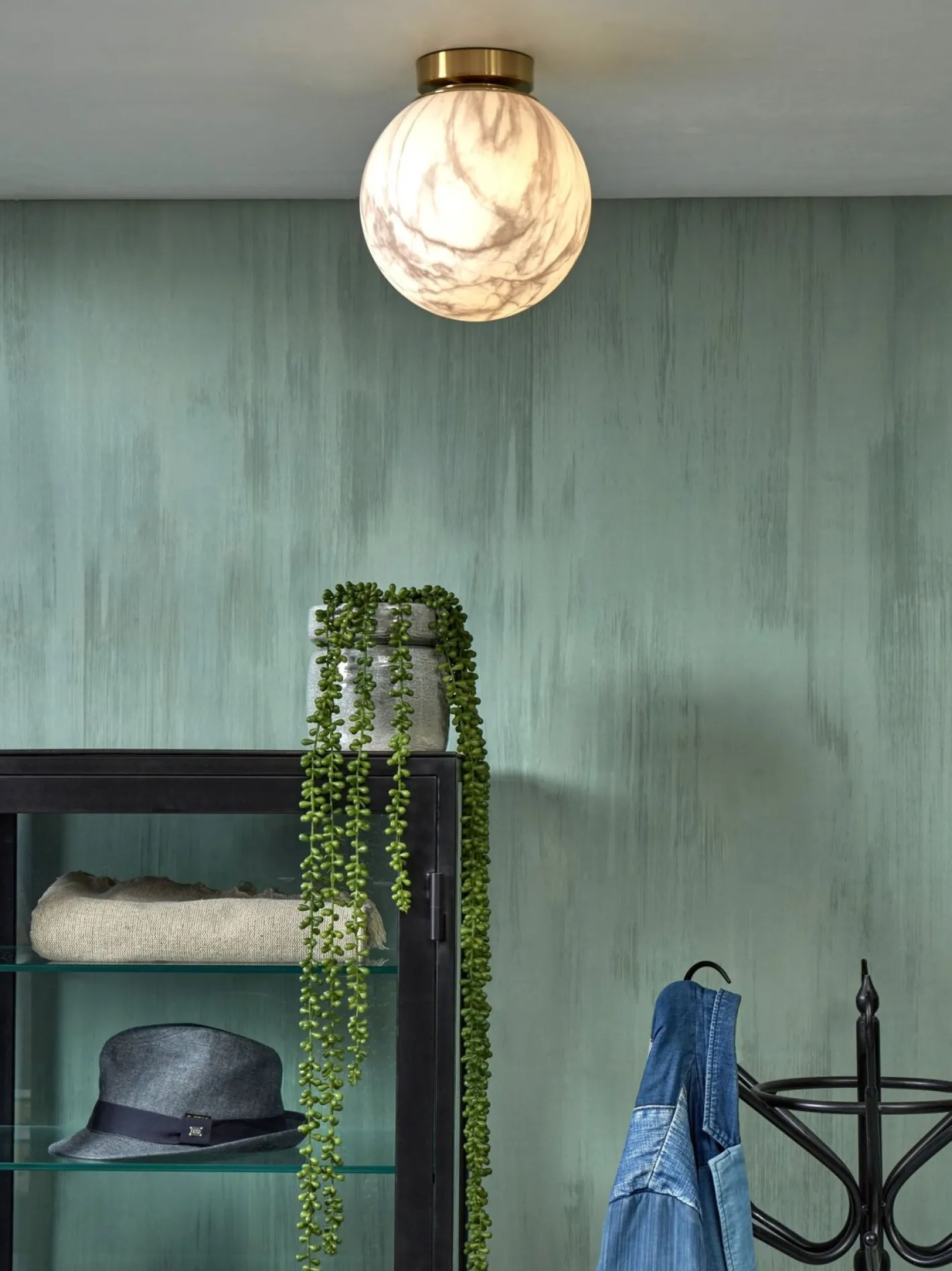 Hot It's about RoMi Carrara Plafondlamp White marble, Gold